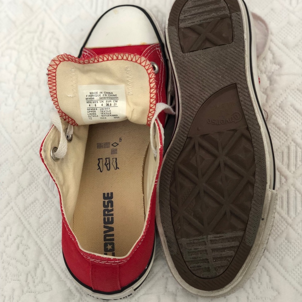 Red Converse - Picture 4 of 4